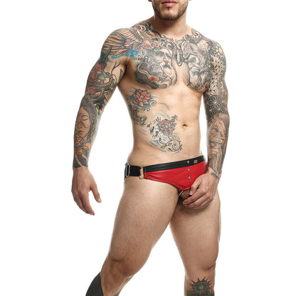 MOB - DNGEON JOCKSTRAP RED COCK RING ONE SIZE - My naughty haven #