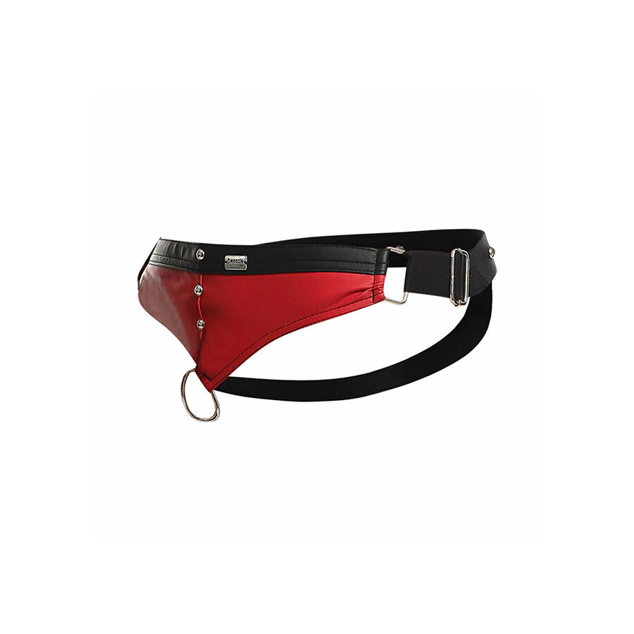 MOB - DNGEON JOCKSTRAP RED COCK RING ONE SIZE - My naughty haven #