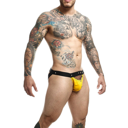 MOB - DNGEON JOCKSTRAP YELLOW SPORTSMAN ONE SIZE - My naughty haven #