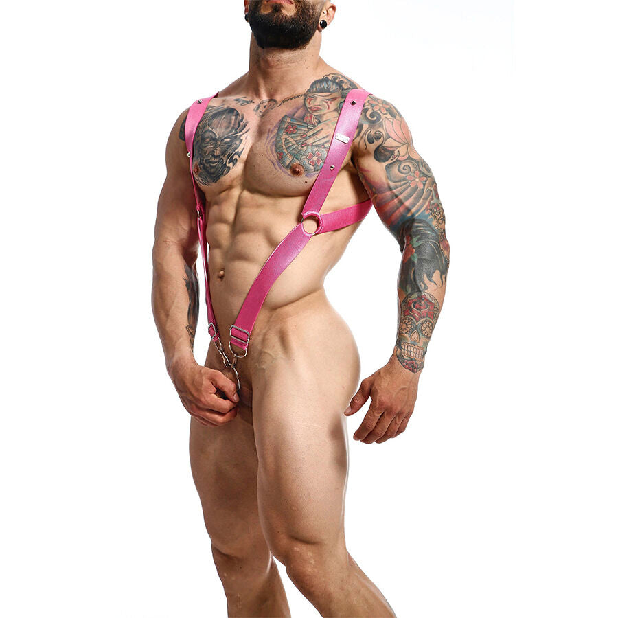 MOB - DNGEON PINK STRAIGHT HARNESS ONE SIZE - My naughty haven #