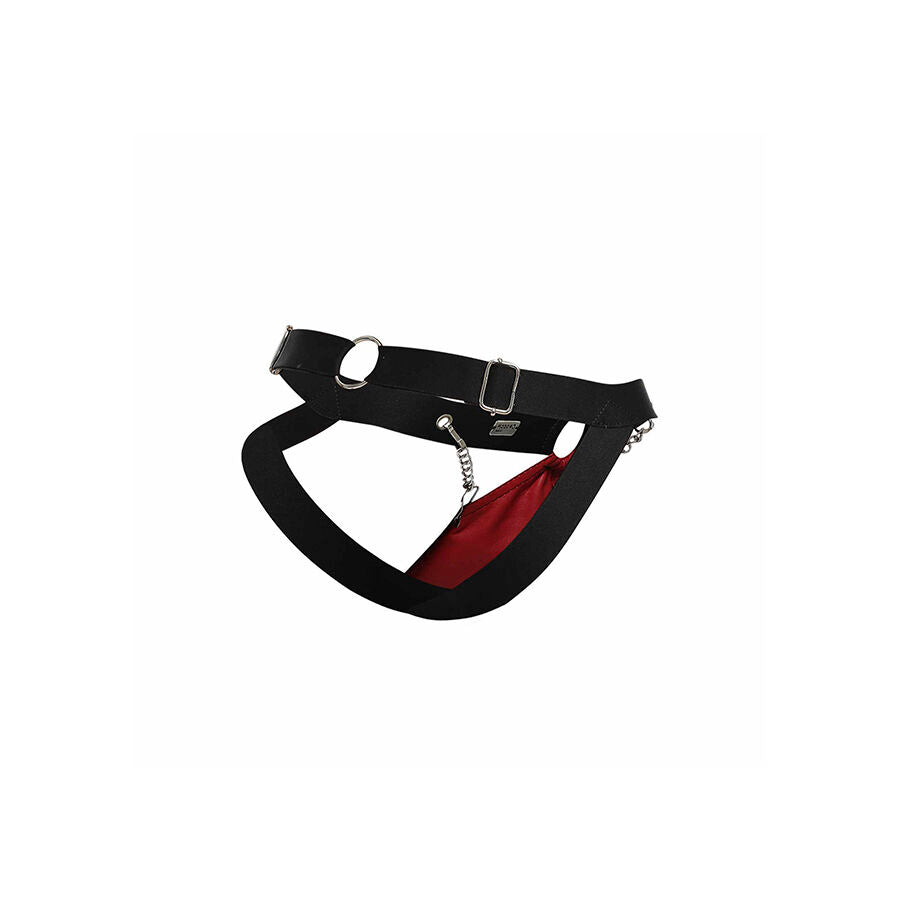 MOB - DNGEON RED JOCKSTRAP WITH CHAINS ONE SIZE - My naughty haven #