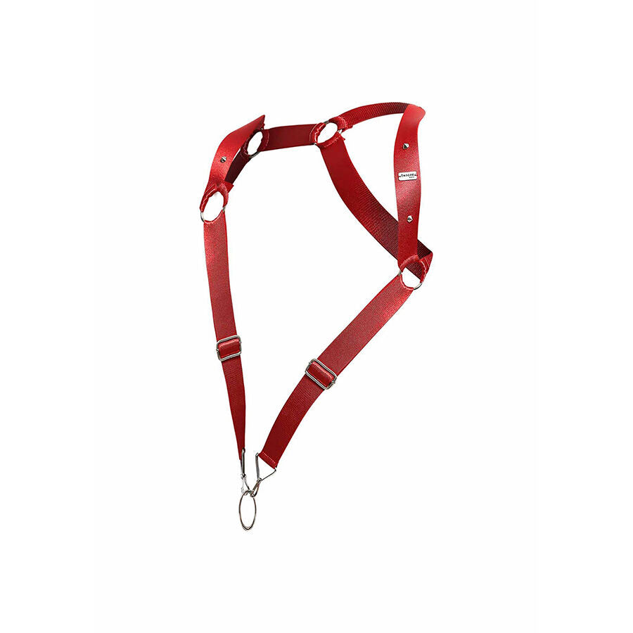MOB - DNGEON RED STRAIGHT BACK HARNESS ONE SIZE - My naughty haven #
