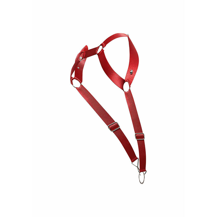 MOB - DNGEON RED STRAIGHT BACK HARNESS ONE SIZE - My naughty haven #