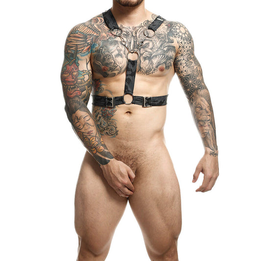 MOB - DNGEON SILVER HARNESS WITH CHAINS ONE SIZE - My naughty haven #