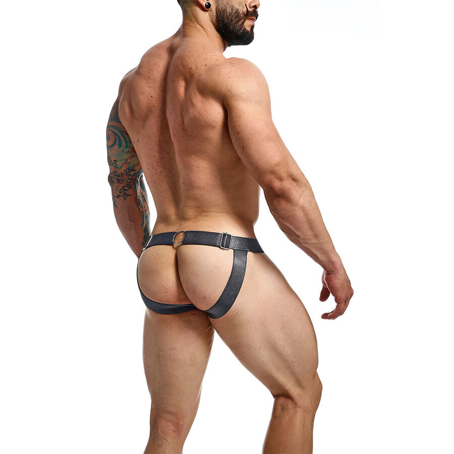 MOB - DNGEON SNAP JOCKSTRAP GRAY ONE SIZE - My naughty haven #
