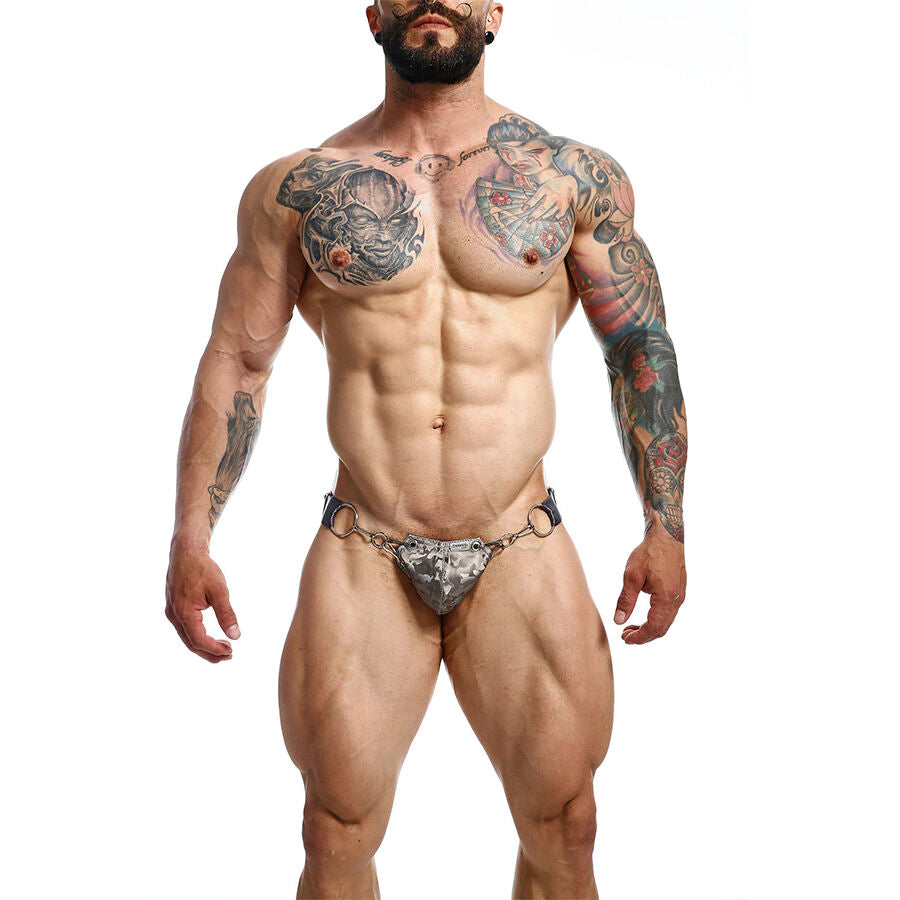 MOB - DNGEON SNAP JOCKSTRAP GRAY ONE SIZE - My naughty haven #