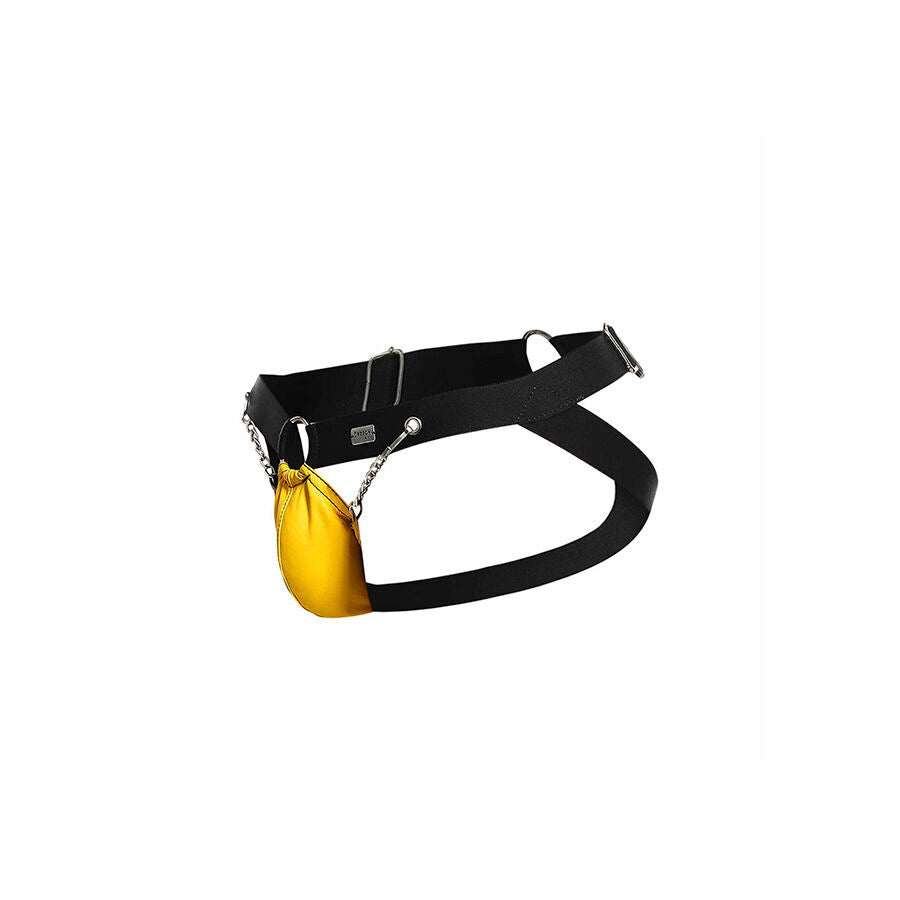 MOB - DNGEON YELLOW JOCKSTRAP WITH CHAINS ONE SIZE - My naughty haven #
