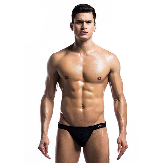 MOB - FETISH JOCKSTRAP SWIMSUIT BLACK SIZE L - My naughty haven #