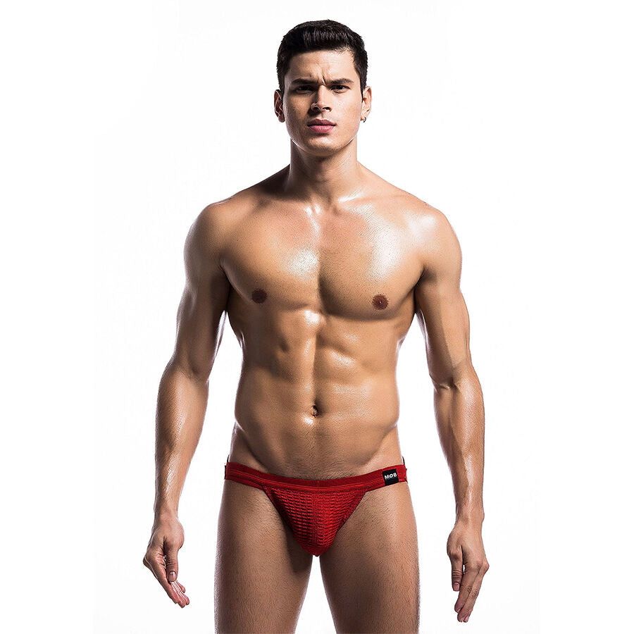 MOB - FETISH JOCKSTRAP SWIMSUIT RED SIZE L - My naughty haven #
