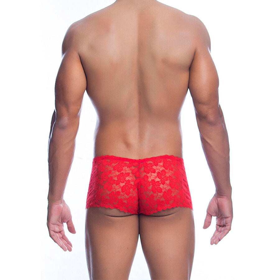MOB - RED LACE BOXER SIZE L/XL - My naughty haven #