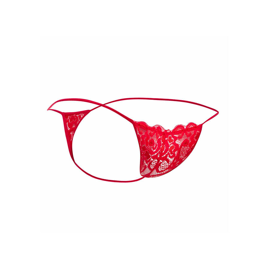 MOB - RED LACE THONG SIZE L/XL - My naughty haven #