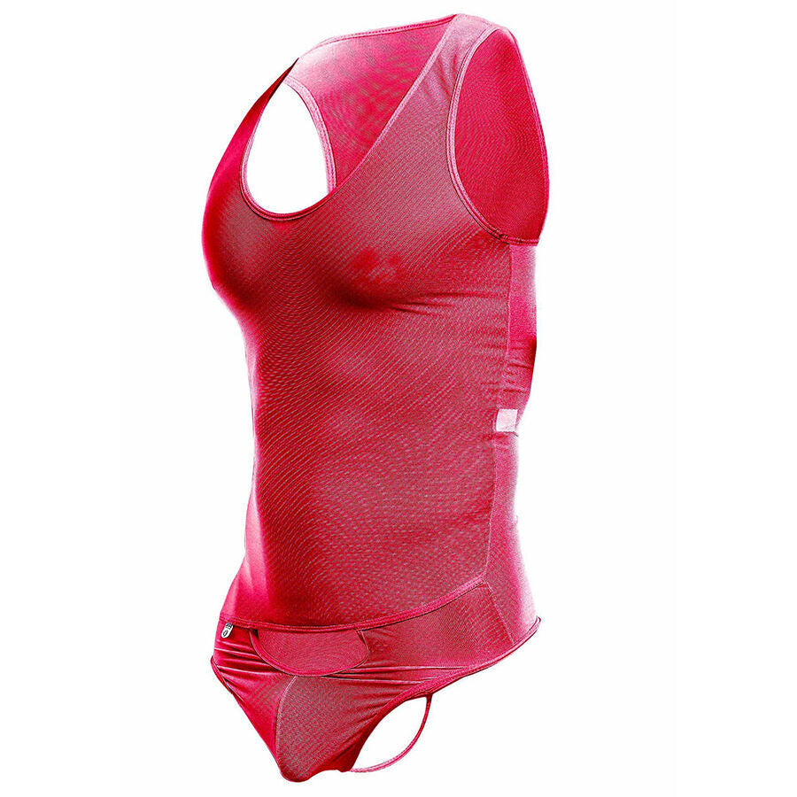 MOB - RED TRANSPARENT BODYSHEER SIZE L/XL - My naughty haven #