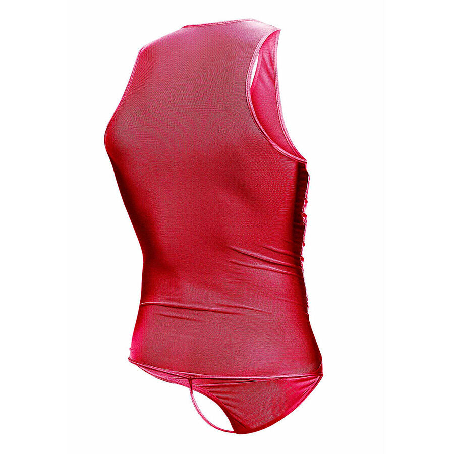 MOB - RED TRANSPARENT BODYSHEER SIZE L/XL - My naughty haven #