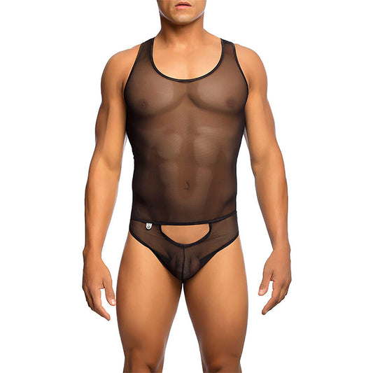 MOB - TRANSPARENT BLACK BODYSHEER SIZE L/XL - My naughty haven #
