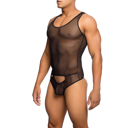 MOB - TRANSPARENT BLACK BODYSHEER SIZE L/XL - My naughty haven #