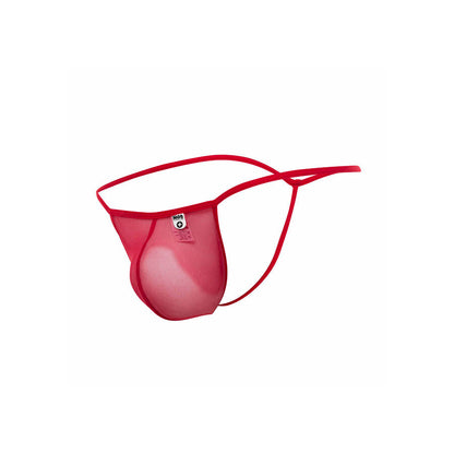 MOB - TRANSPARENT RED T-SHAPED THONG SIZE L/XL - My naughty haven #