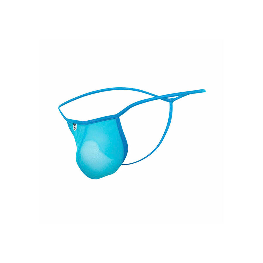 MOB - TRANSPARENT T-SHAPED THONG AQUA SIZE L/XL - My naughty haven #
