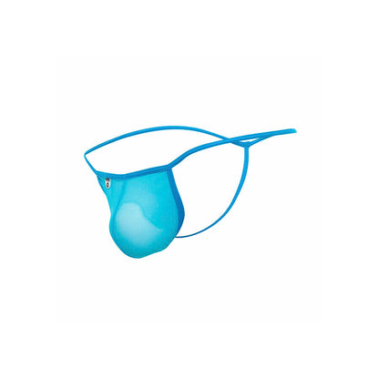 MOB - TRANSPARENT T-SHAPED THONG AQUA SIZE L/XL - My naughty haven #