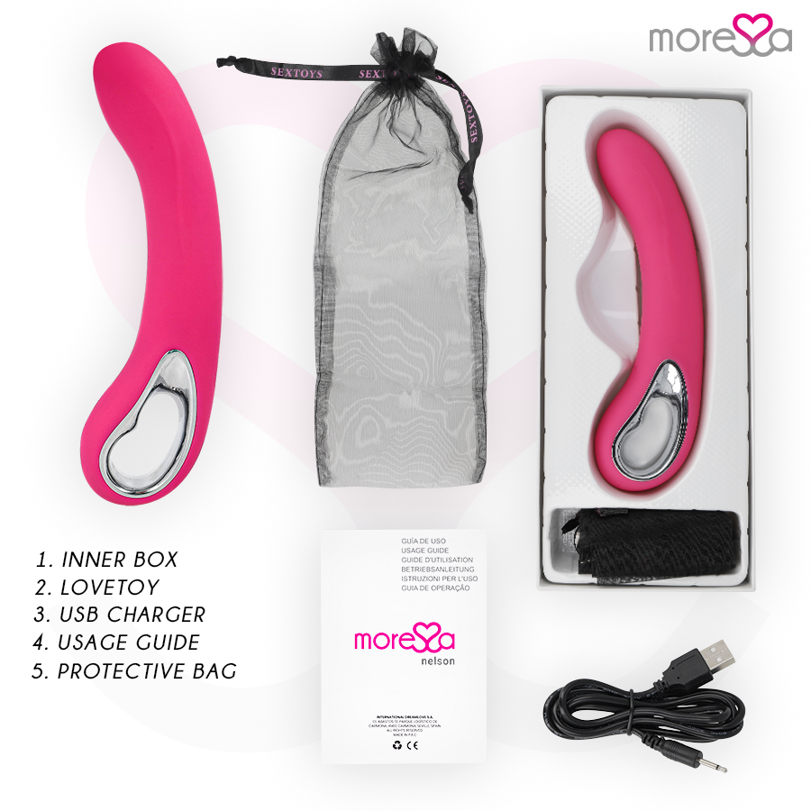 MORESSA - NELSON PREMIUM SILICONE RECHARGEABLE - My naughty haven #