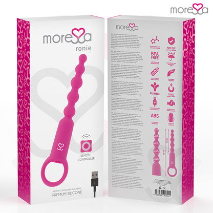 MORESSA - RONIE REMOTE CONTROL ANAL PLEASURE PINK - My naughty haven #
