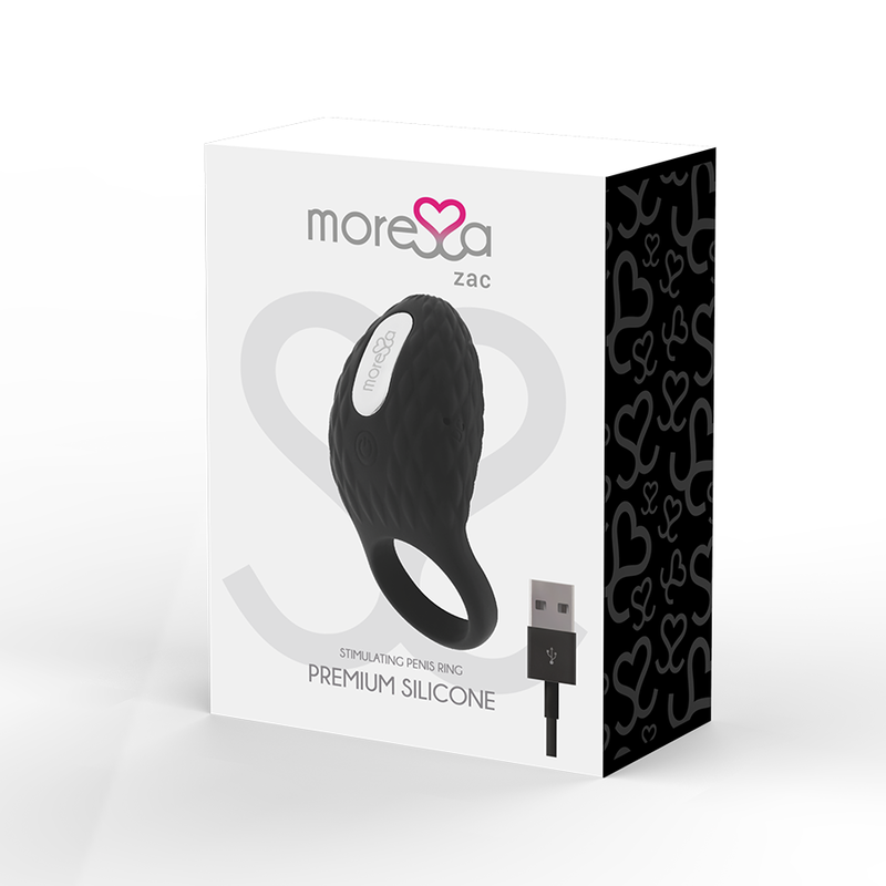 MORESSA ZAC PREMIUM RECHARGEABLE VIBRATING RING - My naughty haven #