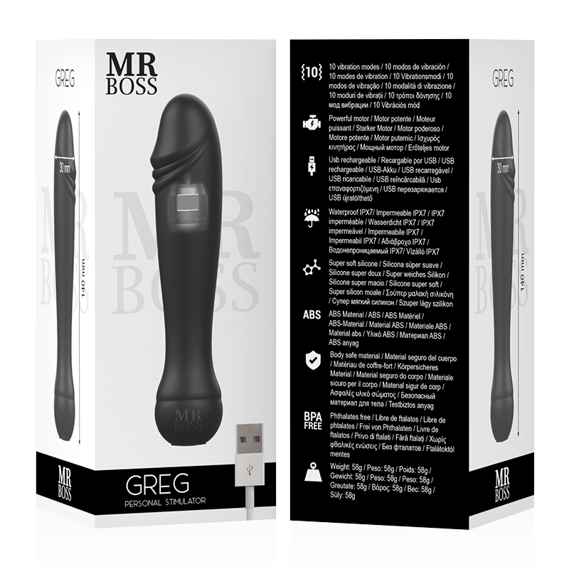 MR BOSS - GREG PERSONAL STIMULATOR - My naughty haven #