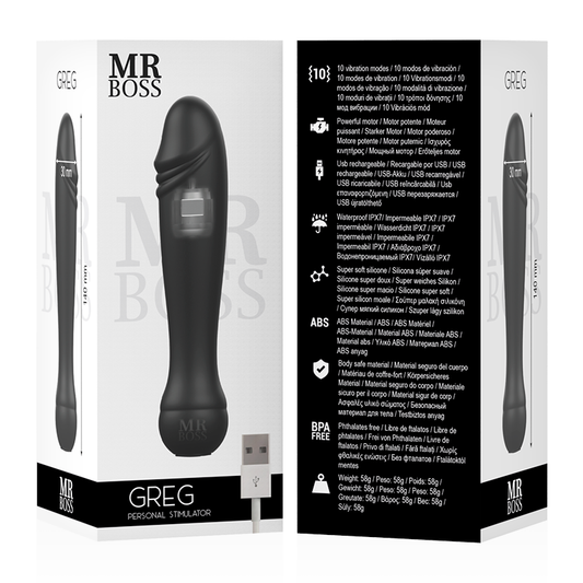 MR BOSS - GREG PERSONAL STIMULATOR - My naughty haven #