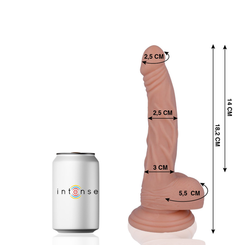 MR INTENSE - 12 REALISTIC COCK 18.2 CM -O- 2.5 CM - My naughty haven #