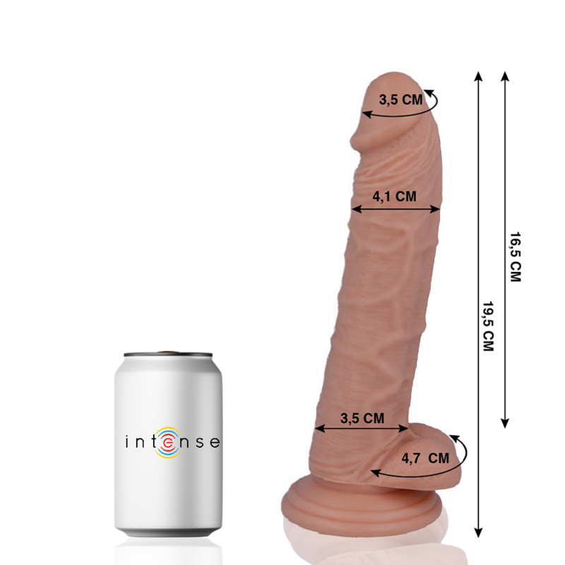 MR INTENSE - 15 REALISTIC COCK 19.5 CM -O- 4.1 CM - My naughty haven #