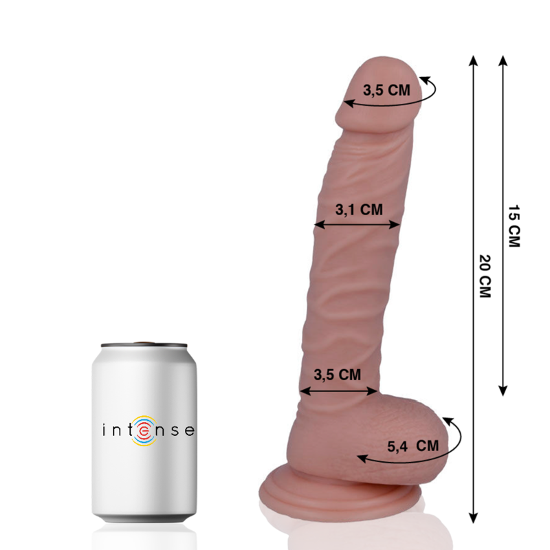 MR INTENSE - 19 REALISTIC COCK 20 CM -O- 3.1 CM - My naughty haven #