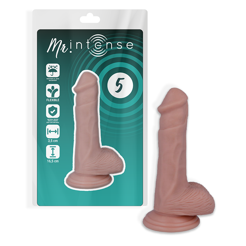 MR INTENSE - 5 REALISTIC COCK 16.5 CM -O- 3.5 CM - My naughty haven #