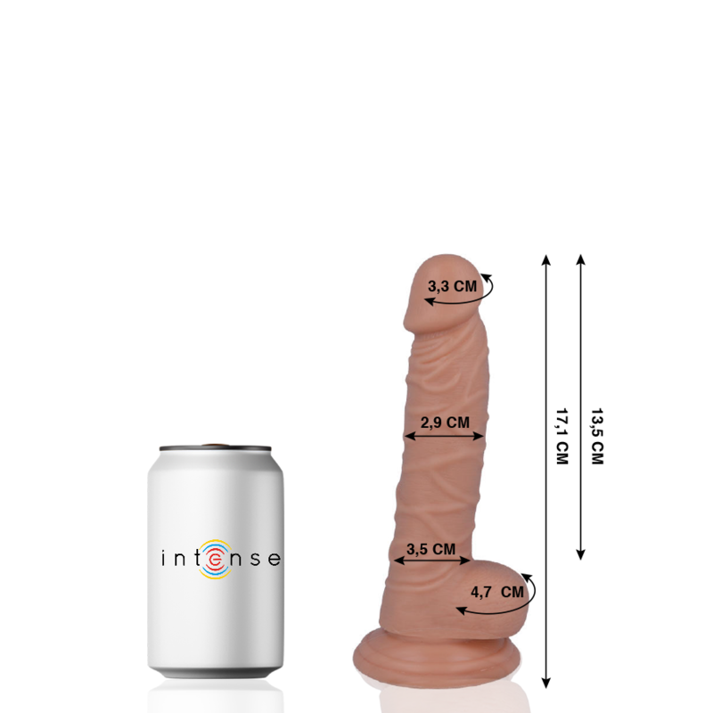 MR INTENSE - 7 REALISTIC COCK 17.1 CM -O- 2.9 CM - My naughty haven #