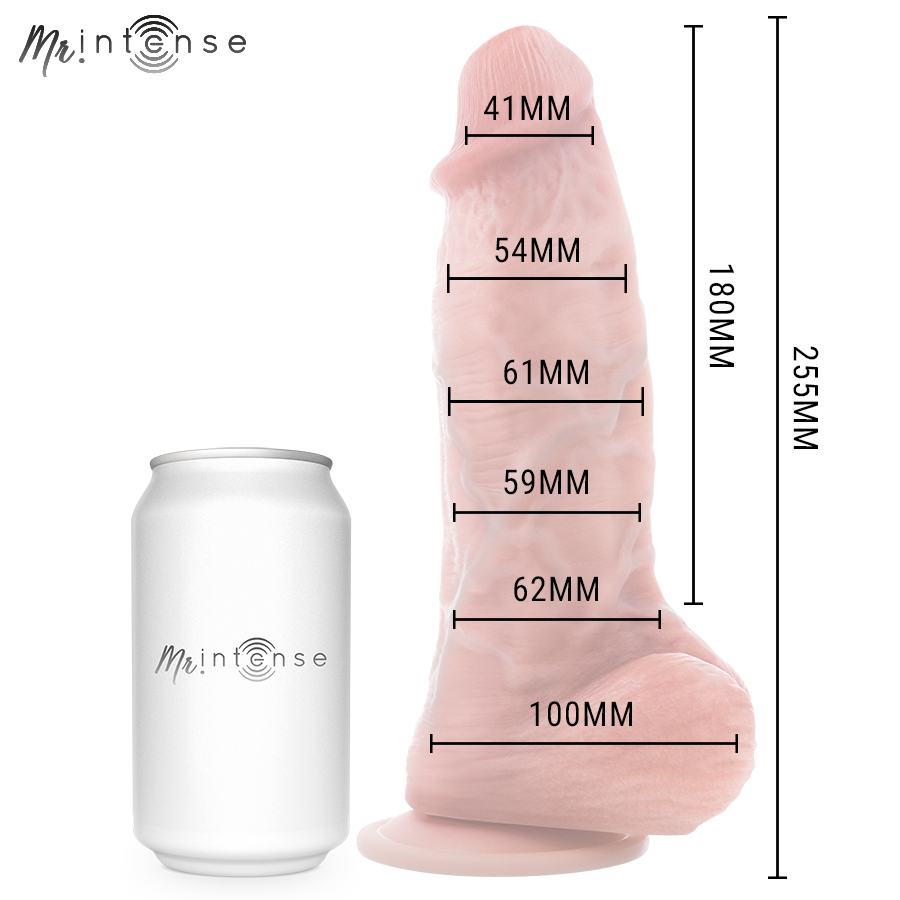 MR INTENSE - BIG PENIS SPENCER SILICONE DILDO 25.5 CM -Ø- 6.2 CM - My naughty haven #