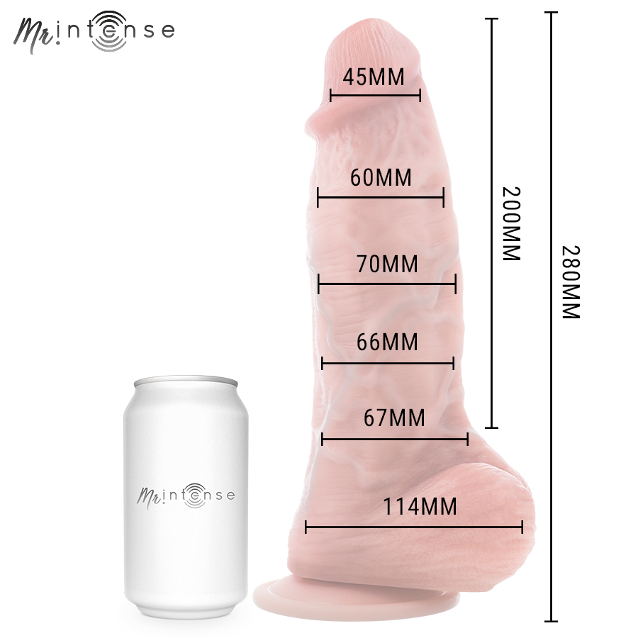 MR INTENSE - EXTRABIG SPENCER SILICONE DILDO 28 CM -Ø- 7.3 CM - My naughty haven #