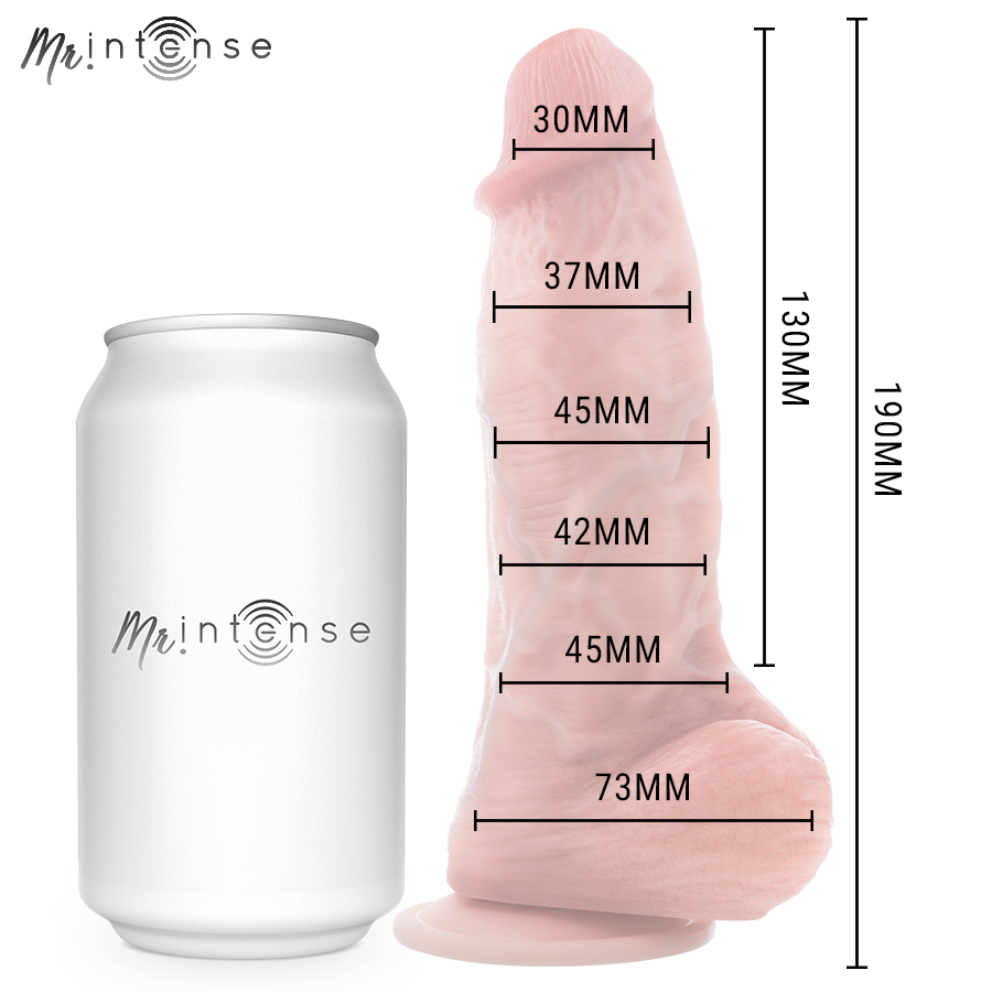MR INTENSE - SMALL SPENCER SILICONE DILDO 19 CM -Ø- 4.5 CM - My naughty haven #