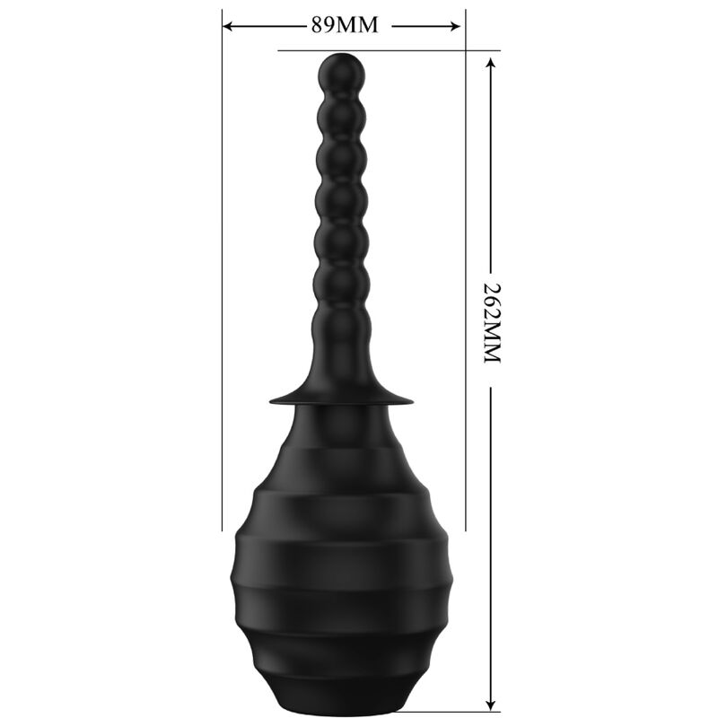 MR PLAY - ANAL DOUCHE BLKM7 SUPER POWER BLACK - My naughty haven #