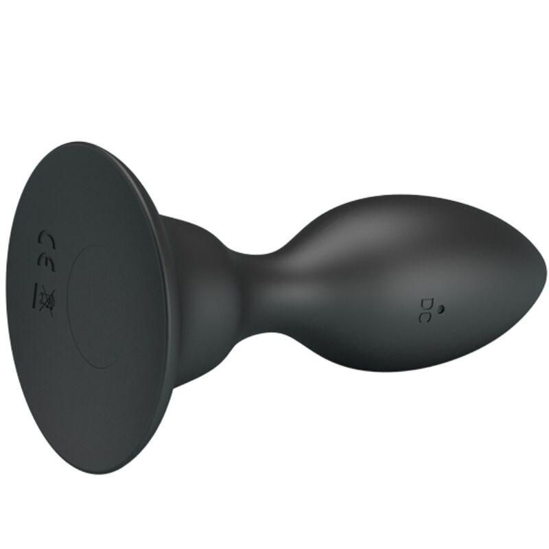 MR PLAY - ANAL PLUG WITH VIBRATION BLACK REMOTE CONTROL - My naughty haven #