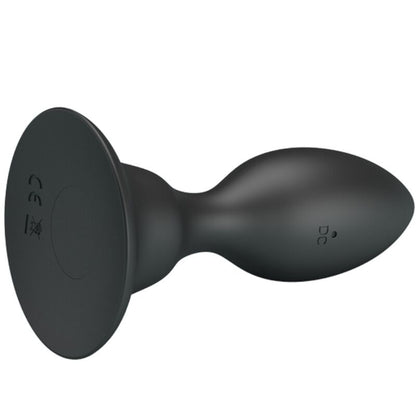 MR PLAY - ANAL PLUG WITH VIBRATION BLACK REMOTE CONTROL - My naughty haven #