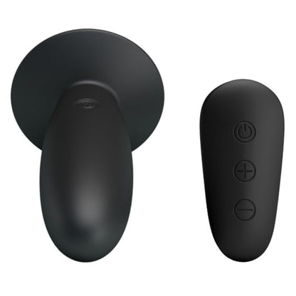 MR PLAY - ANAL PLUG WITH VIBRATION BLACK REMOTE CONTROL - My naughty haven #
