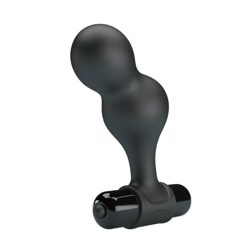 MR PLAY - BLACK SILICONE VIBRATOR ANAL PLUG - My naughty haven #
