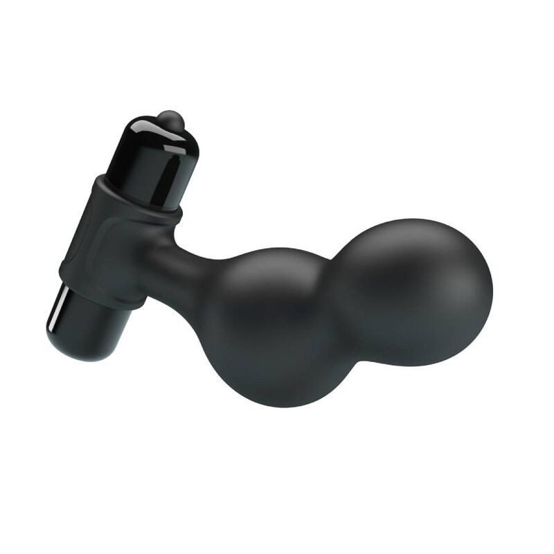 MR PLAY - BLACK SILICONE VIBRATOR ANAL PLUG - My naughty haven #