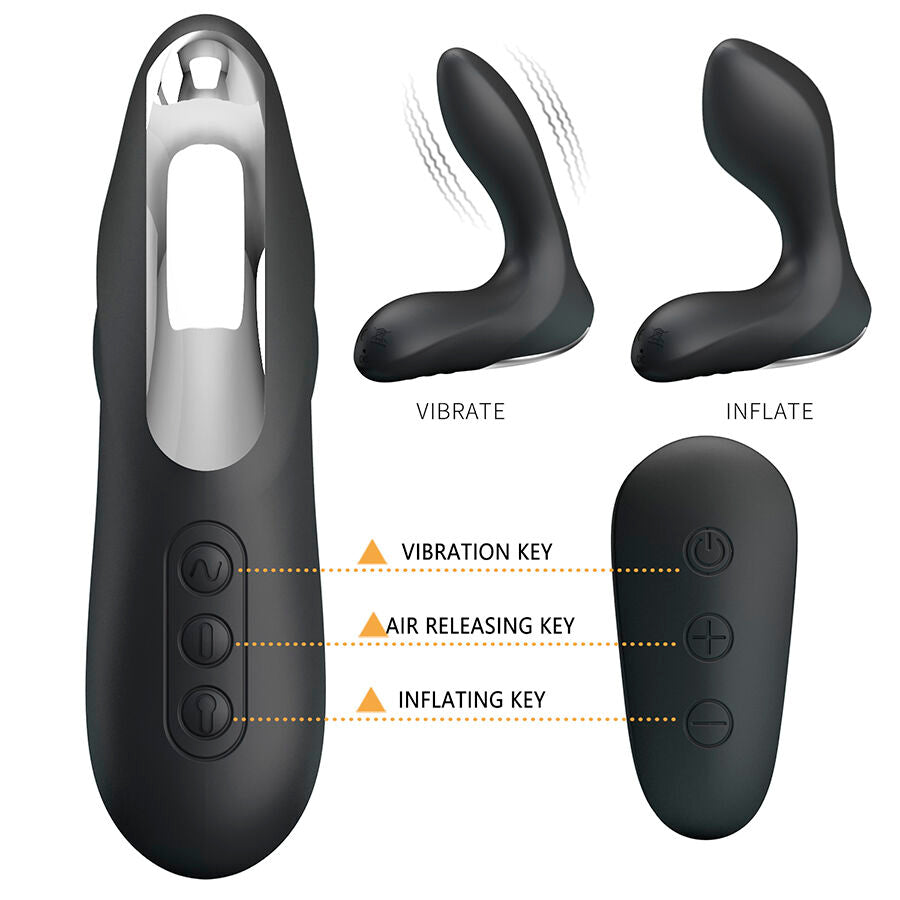 MR PLAY - PROSTATE MASSAGER WITH VIBRATION REMOTE CONTROL - My naughty haven #