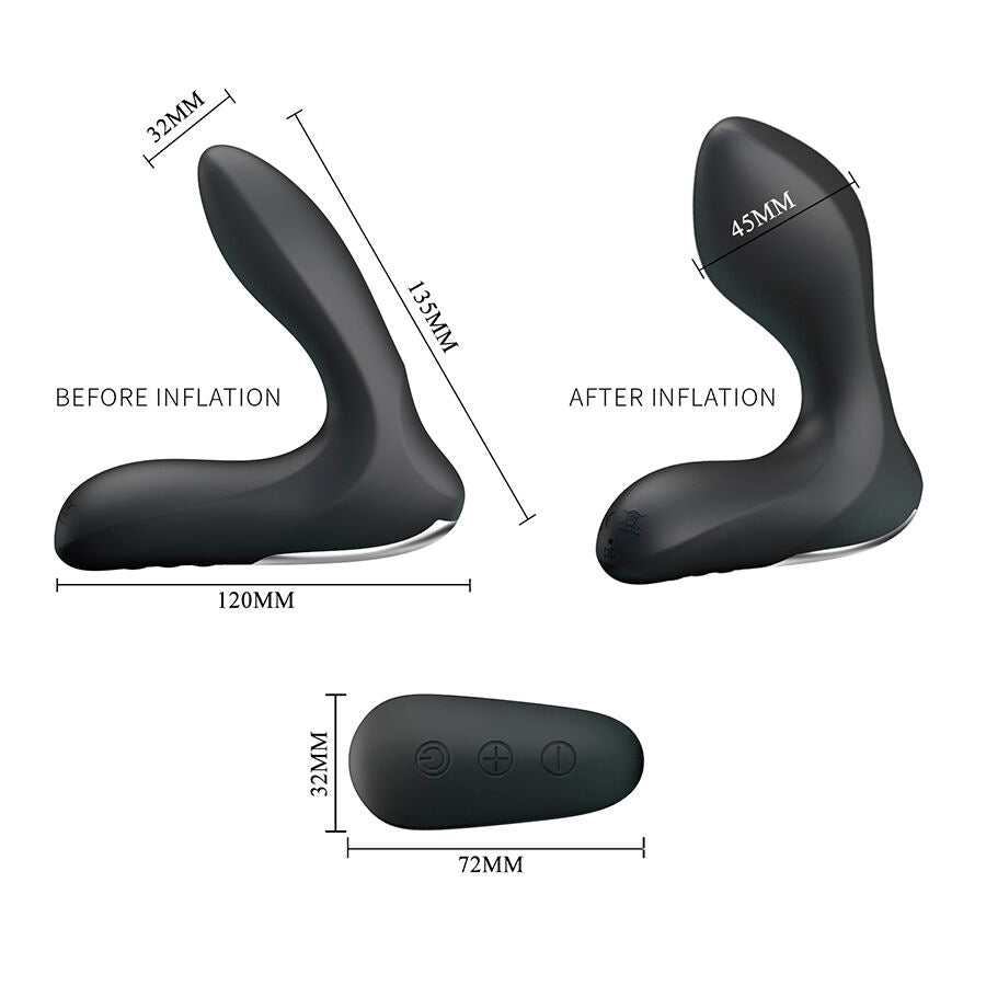 MR PLAY - PROSTATE MASSAGER WITH VIBRATION REMOTE CONTROL - My naughty haven #