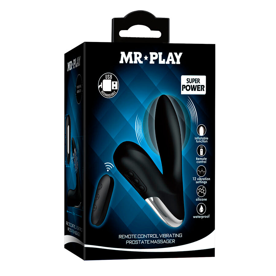 MR PLAY - PROSTATE MASSAGER WITH VIBRATION REMOTE CONTROL - My naughty haven #