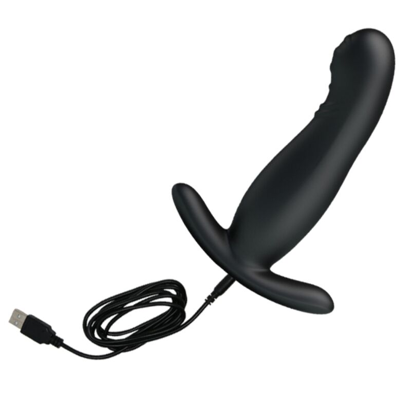 MR PLAY - RECHARGEABLE BLACK PROSTATE MASSAGER - My naughty haven #
