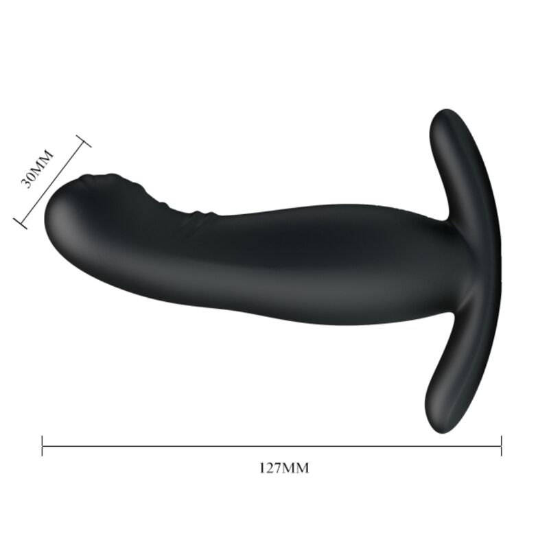 MR PLAY - RECHARGEABLE BLACK PROSTATE MASSAGER - My naughty haven #