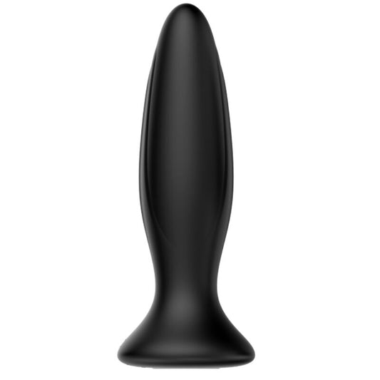 MR PLAY - RECHARGEABLE BLACK VIBRATOR ANAL PLUG - My naughty haven #