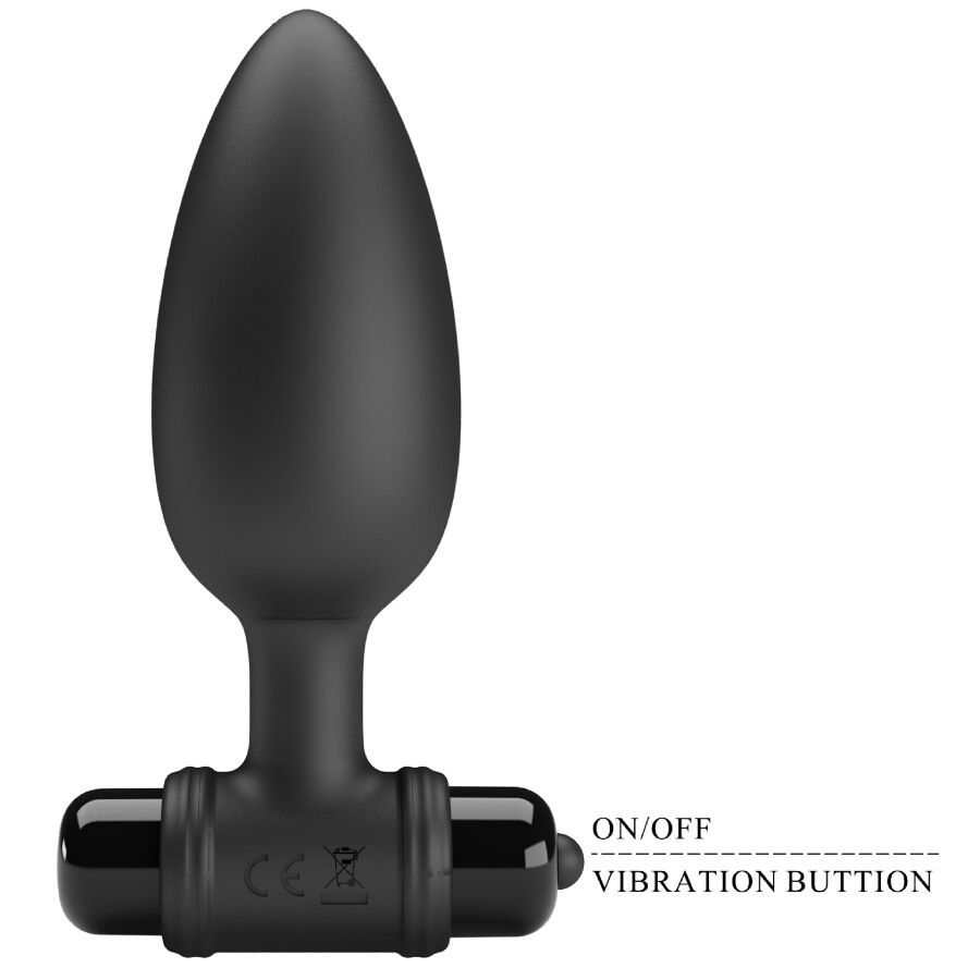 MR PLAY - SUPER POWER ANAL PLUG WITH VIBRATION - My naughty haven #