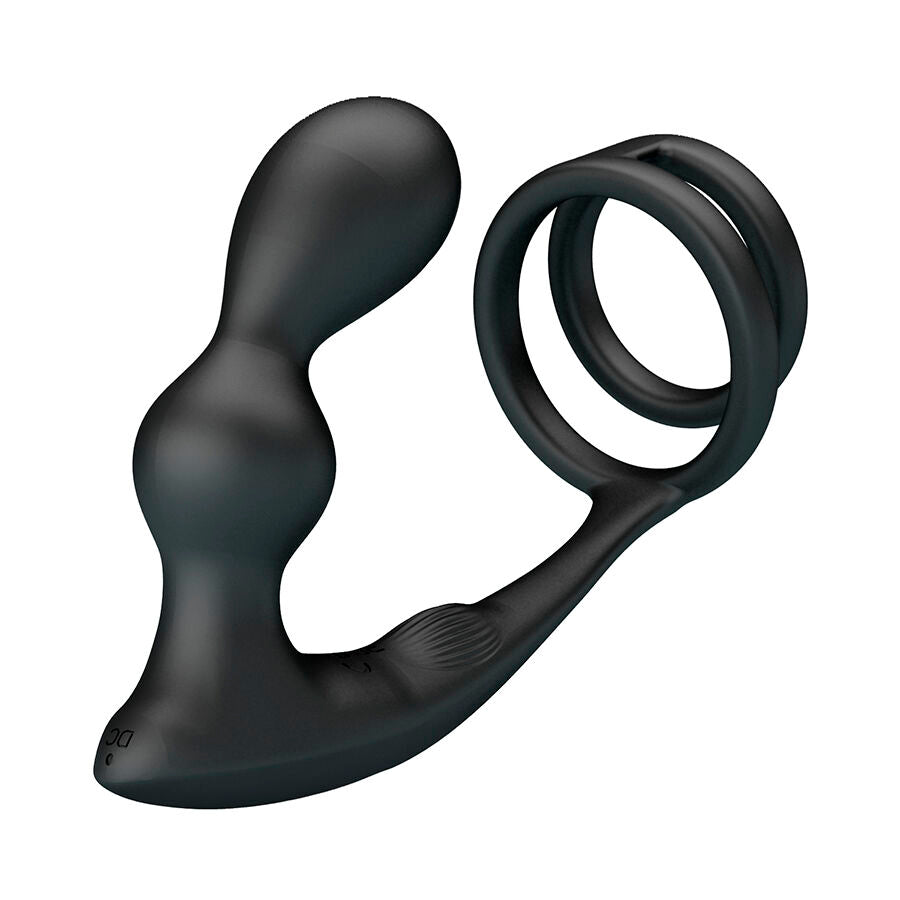 MR PLAY - VIBRATING ANAL PLUG WITH PENIS RING REMOTE CONTROL - My naughty haven #