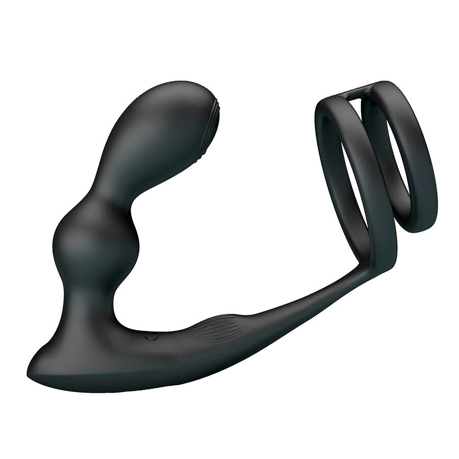 MR PLAY - VIBRATING ANAL PLUG WITH PENIS RING REMOTE CONTROL - My naughty haven #